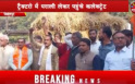 Jabalpur News: एफआईआर के आदेश पर भड़के किसान पराली लेकर कलेक्ट्रेट पहुंचे