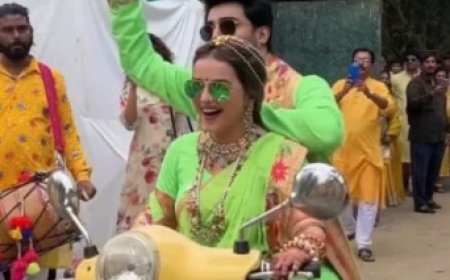 इश्कबाज फेम एक्ट्रेस श्रेनु पारेख खबरों में बनी हैं,श्रेनु की प्री वेडिंग फेस्टिविटीज शुरू हो गई हैं ,वो स्वैग से स्कूटर पर एंट्री लेती दिखीं.