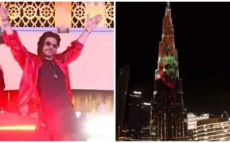 बुर्ज खलीफा पर 'जवान' का ट्रेलर लॉन्च