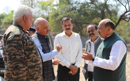 Jabalpur News: कैंट भैंसासुर बाबा रोड़ पर बनाया जाएगा ऑक्सीजन पार्क, सैन्य अधिकारियों के साथ विधायक रोहाणी ने किया स्थल निरीक्षण