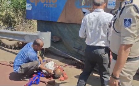 Jabalpur News: तिलवारा में ट्रक का टायर फटा, युवक की मौत