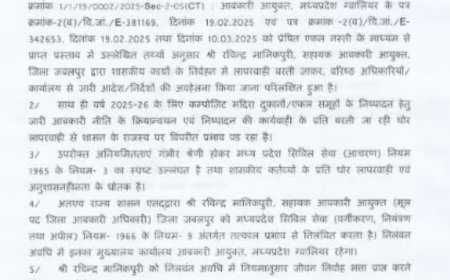 Jabalpur News: जबलपुर के सहायक आबकारी आयुक्त रविंद्र मानिकपुरी निलंबित