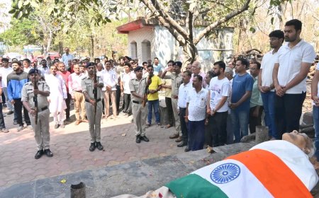 Jabalpur News: राजकीय सम्मान के साथ हुआ स्वतंत्रता संग्राम सेनानी कोमल चंद जैन का अंतिम संस्कार