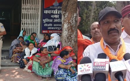 Jabalpur News: रांझी में धर्मांतरण को लेकर हंगामा, मंडला से आए ग्रामीणों को लेकर विश्व हिन्दू परिषद कार्यकर्ता पहुंचे थाने