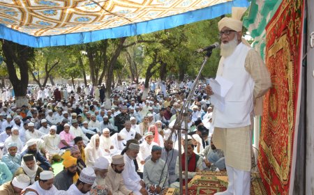 Jabalpur News: शहर में ईद खुशियां बिखरी, रानीताल ईदगाह में बोले मुफ्ती-ए-आजम ; वक्फ के कानून में बदलाव बर्दाश्त नहीं किया जाएगा