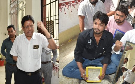 Jabalpur News: RDVV में एनएसयूआई ने किया प्रदर्शन, प्रशासनिक लापरवाही चरम पर होने का लगाया आरोप