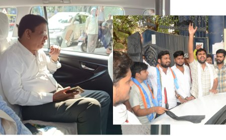 Jabalpur News: NSUI कार्यकर्ताओं ने RDVV कुलगुरु का होम साइंस काॅलेज गेट पर रोका वाहन, काले झंडे दिखा मांगा इस्तीफा