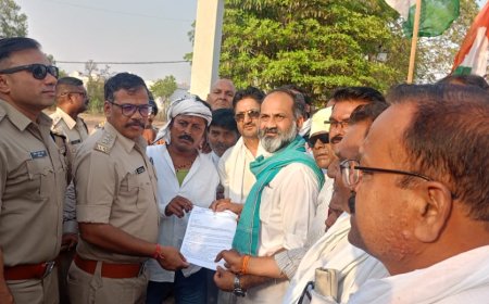 Jabalpur News: कांग्रेस ने घेरा खमरिया थाना, कल घेरेंगे लार्डगंज थाना