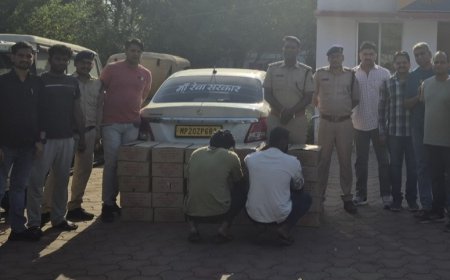 Jabalpur News: स्विफ्ट डिजायर से ले जाई जा रही थी डेढ़ लाख की अवैध शराब