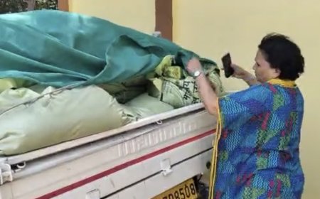 Jabalpur News: सुबह 6 बजे  डीएपी उर्वरक लेकर सागर से जबलपुर आ रहा था वाहन, नकली के संदेह में पुलिस ने पकड़ा