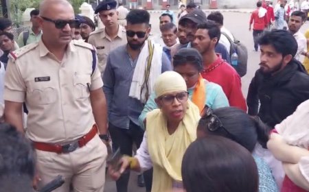 Jabalpur News: भेड़ाघाट-लम्हेटाघाट ब्रिज निर्माण के लिए आए श्रमिकों को बांग्लादेशी होने के संदेह में लोगों ने घेरा, जबलपुर रेलवे स्टेशन बाहर हुआ हंगामा