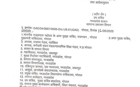 MP News: अवकाश पर लगा प्रतिबंध हटाया गया, शासन ने जारी किए आदेश