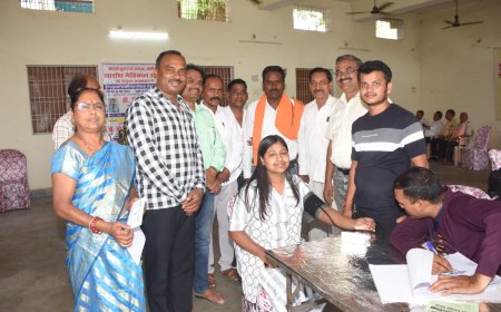 Jabalpur News: रांझी में आदर्श कुशवाहा समाज ने किया स्वास्थ्य शिविर का आयोजन