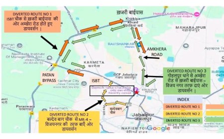 Jabalpur News: रात 12 बजे के बाद दमोह नाका चौक हो जाएगा बंद, रास्ता बदलकर ही पहुंच पाएंगे घर