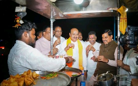 Jabalpur News: मुख्यमंत्री ने जबलपुर के अंध-मूक चौराहे में ठेले में पी चाय , दुकान संचालक बोला;कभी सोचा नहीं था