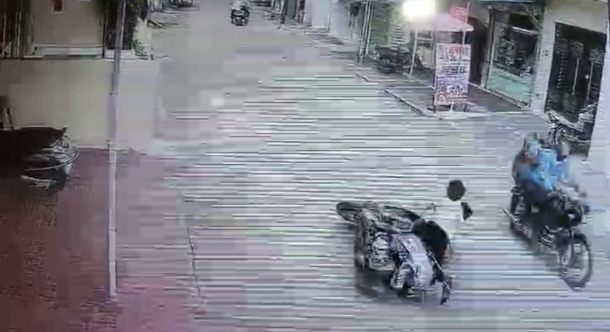 Jabalpur News: सिंधी कैंप में हुए हादसे का सीसीटीवी फुटेज आए सामने, टैंकर चालक नहीं स्कूटर सवार बच्चे थे रफ्तार में