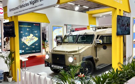 Jabalpur News: 10वें अंतर्राष्ट्रीय पुलिस एक्सपो में देखने में मिली व्हीएफजे के बुलेटप्रूफ वाहन एलबीपीवी 4x4 की पहली झलक