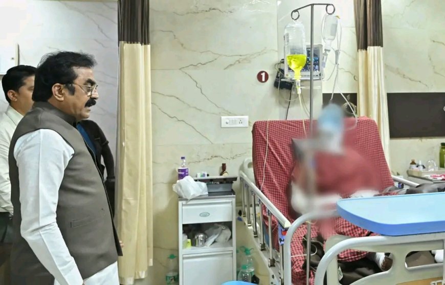 Jabalpur News: एसिड अटैक पीड़िता से मिलने पहुंचे लोक निर्माण मंत्री,स्वास्थ्य की ली जानकारी