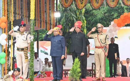 Jabalpur News: स्वतंत्रता दिवस के मुख्य समारोह में डिप्टी सीएम देवड़ा ने किया ध्वजारोहण