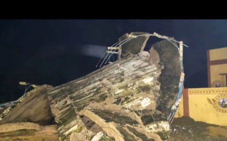 Balaghat News : नल-जल योजना की टंकी धराशाई, ठेकेदार राय सिंह एंड कंपनी पर एफआईआर, उप यंत्री  पर गाज गिरना तय