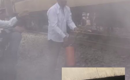 Jabalpur News: श्रीधाम एक्सप्रेस के पहिए से उठी आग लपटें, सूझबूझ से बड़ा हादसा टला