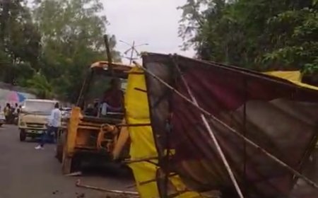 Jabalpur News: फूल मार्केट को कैंट बोर्ड का चला बुल्डोजर, आवंटन अविधि खत्म हो चुकी थी 2022 में