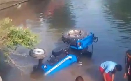 Jabalpur News: नदी में पलटा ट्रेक्टर, कोटवार की मौत