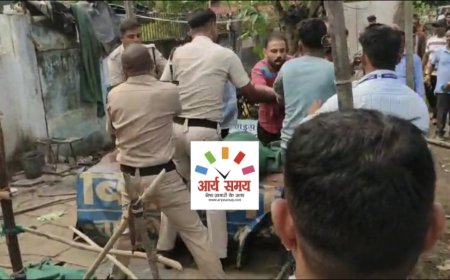 Jabalpur News: गोराबाजार में अवैध मांस की दुकान हटाने के दौरान विवाद, पुलिस कर्मियों के साथ हुई झूमा झटकी