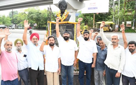 Jabalpur News: शहीद-ए-आजम सरदार भगत सिंह के जन्मदिवस पर युवा विचार मंच ने किया याद