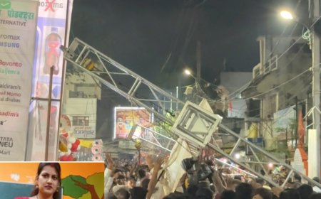 Jabalpur News: दशहरा चल समारोह के दौरान टेंट के खंबे गिरने से घायल महिला की मौत