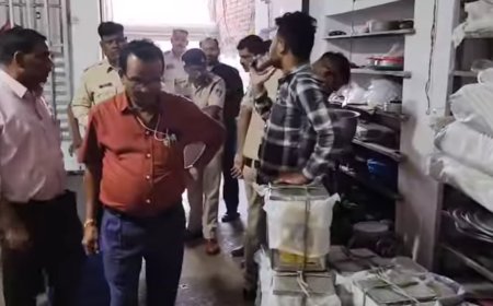 Jabalpur News: गरूड़ दल ने  इंदिरा मार्केट, रांझी और अधारताल में की छापेमारी, मक्खियां मिलने पर  100 लीटर दूध फेंका