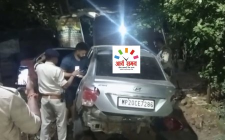 Jabalpur News: बिलहरी में तेज वीआईपी कार दुकान में घुसी, सीसीटीवी फुटेज आए सामने