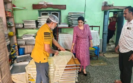 Jabalpur News: नकली घी बनाने की थी तैयारी, खाद्य सुरक्षा अधिकारियों ने मारा छापा,जप्त की सामग्री