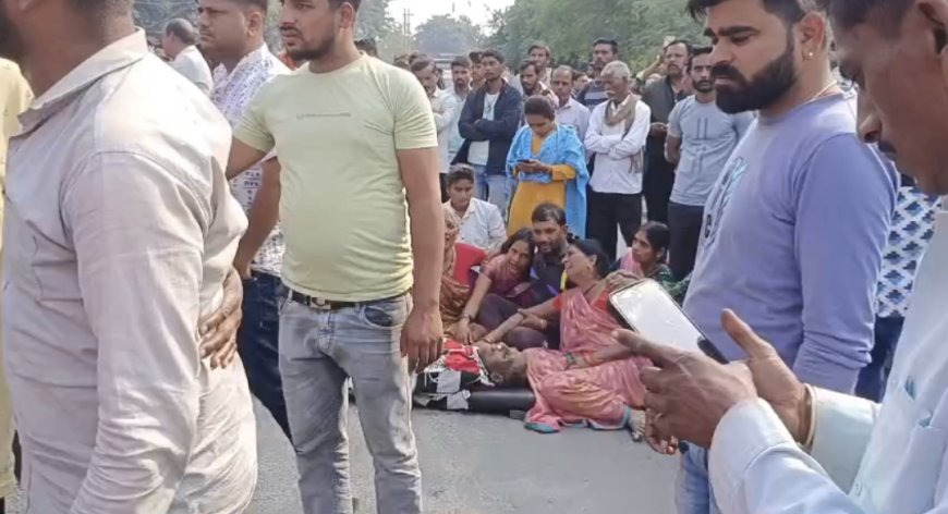 Jabalpur Breaking News : ट्रेस गिरने से घायल  जुगल किशोर की मौत, गोराबाजार में हंगामा