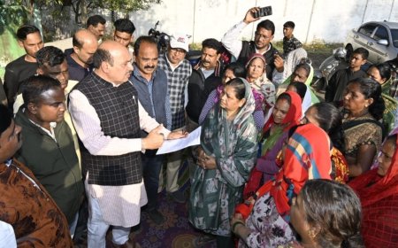 Jabalpur Cantt News: कैंट में बेदखली के नोटिस से दहशत, विधायक रोहाणी पहुंचे राजीव गांधी नगर