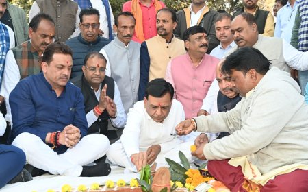 Jabalpur News: उप मुख्यमंत्री देवड़ा ने किया 1.80  करोड़ रुपए से बनने वाले गोराबाजार थाना के नए भवन का भूमिपूजन