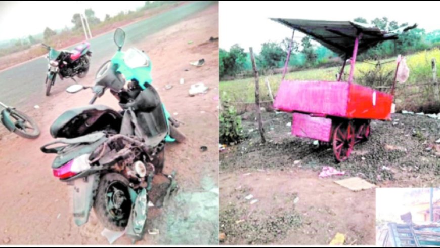 Jabalpur News कुंडम बाईपास के पास दर्दनाक हादसा, राहगीर को बचाने के चक्कर में बहकी कार, 2 की मौत