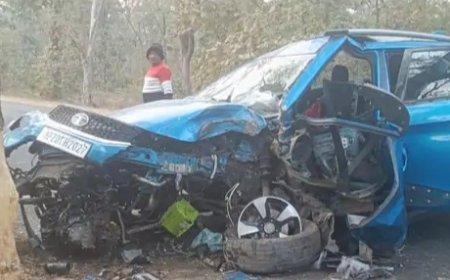 Jabalpur News: जबलपुर के पाठक दंपति की सड़क हादसे में मौत, बेटा गंभीर