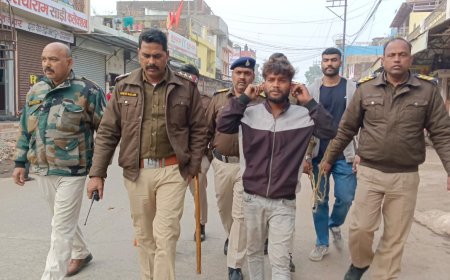 Jabalpur News: रांझी पुलिस ने बदमाश बाबू मराठा को किया गिरफ्तार, निकाला जुलूस