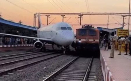 Jabalpur News: रेलवे ट्रैक में प्लेन की इमरजेंसी लैंडिंग का युवक ने वायरल किया वीडियो, एयरपोर्ट अथॉरिटी पहुंची थाने