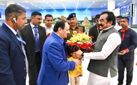 Jabalpur News: केन्‍द्रीय मंत्री नड्डा पहुंचे जबलपुर, हुआ आत्‍मीय स्‍वागत