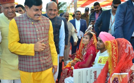 Jabalpur News: गैरीसन ग्राउंड सदर में उतरी देवलोक की आभा, 121 जोड़े बंधे परिणय सूत्र में