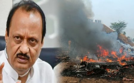 महाराष्ट्र के डिप्टी सीएम अजित पवार की प्लेन क्रैश में मौत