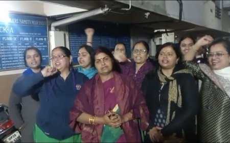 Jabalpur News: तिलहरी में एंबी वाइन शॉप खोलने का विरोध, महिलाओं ने सड़क पर उतर की नारेबाजी