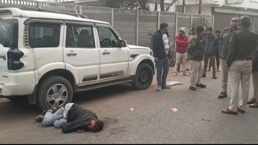 Jabalpur News: फ्लाइओवर के पास नकाबपोश बदमाशों ने की स्काॅर्पियों सवार की हत्या