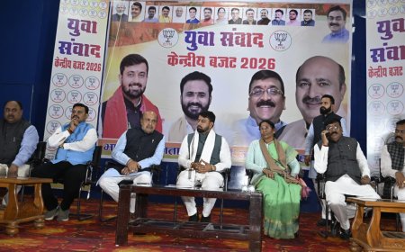 Jabalpur News: भाजयुमो प्रदेश अध्यक्ष टेलर पहुंचे जबलपुर, बोले; राष्ट्र को दिशा देने वाला है मोदी सरकार का बजट