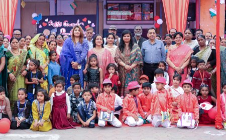 Jabalpur News: वैलेंटाइन डे को मिला नया स्वरूप, डब्ल्यूएसईसी स्कूल में मनाया गया "ग्रैंड पेरेंट्स डे"