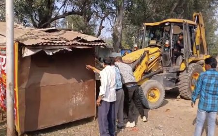 Jabalpur News: नगर निगम संभाग सुहागी- रांझी में बड़ी कार्रवाई, अतिक्रमण हटाए गए