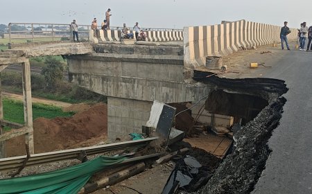 Jabalpur Breaking News: शहपुरा-भोपाल रोड में ओवर ब्रिज का एक हिस्सा धंसा, आवागमन प्रभावित