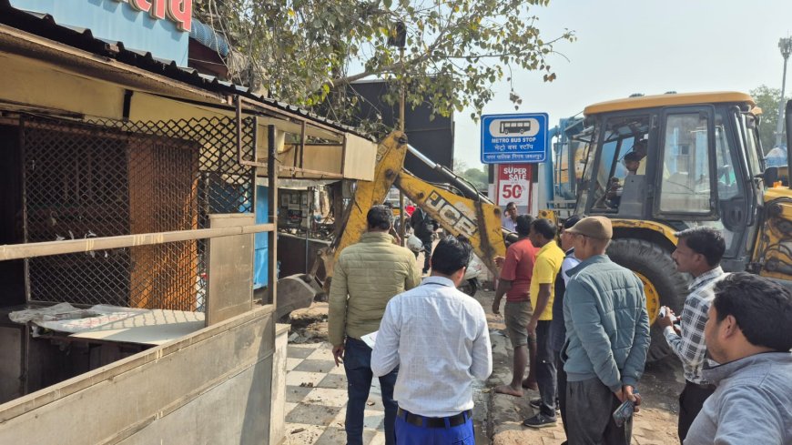 Jabalpur News: वासु होटल में चला बुलडोजर, नाले में किया गया अवैध निर्माण तोड़ा गया